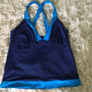 Lands’end  tankini top size 16